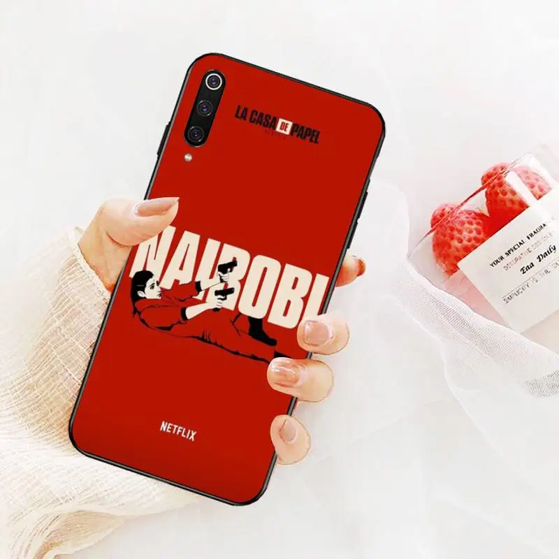 

Spain TV Money Heist House Paper La Casa de pape Phone Case Capa for Xiaomi Mi9 9SE 8SE Pocophone F1 Mi8 Lite nairobi Back cover