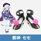 Аниме Genshin Impact Qiqi косплей парик Qiqi косплей обувь сапоги Хэллоуин аксессуары для карнавала