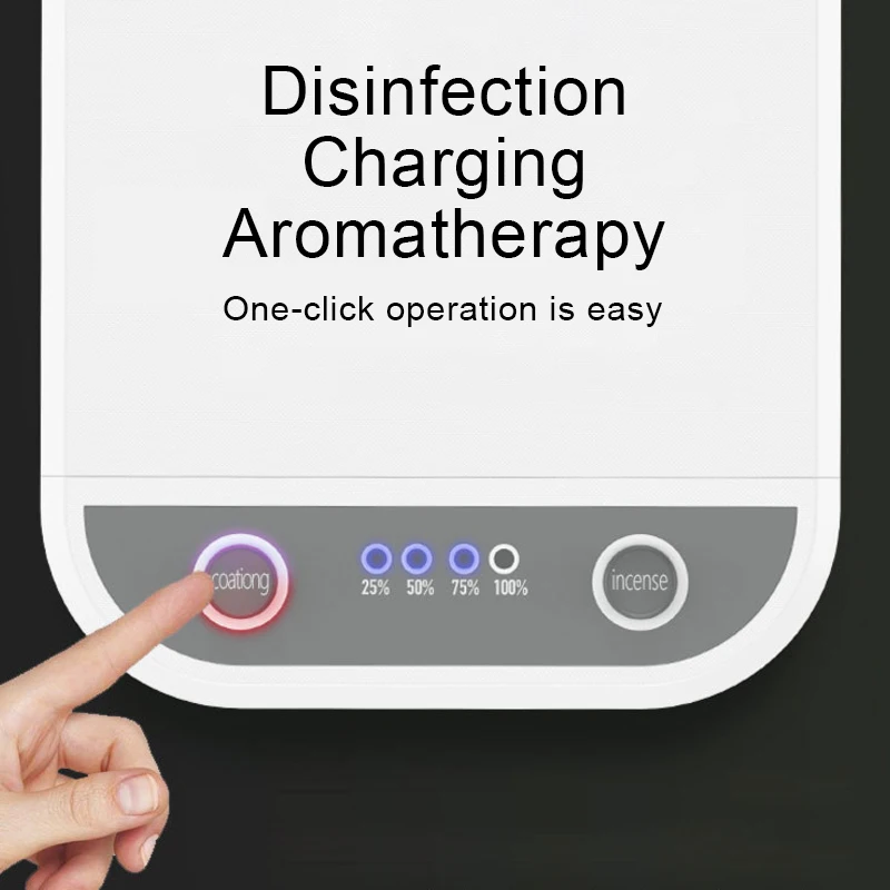 

Mobile phone sterilizer with USB charger 360 degree disinfection ultraviolet disinfection box suitable for nail jewelry toys