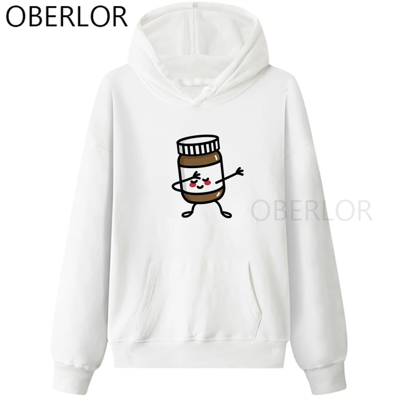 

Dab Dabbing Chocolate Spread High Quality Long Sleeve Print Woman Hoodies Casual O-Neck Sweaters Cool Sweatshirts Unisex Hoodie