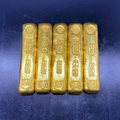 

Exquisite Complete Set Of Gold Bars In Tang, Song, Yuan, Ming And Qing Dynasties Antique Ornaments