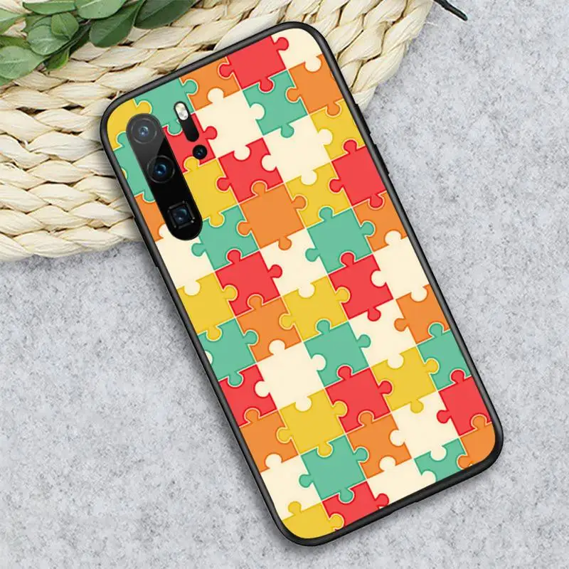 

Puzzle play toy pattern Phone Case For Huawei honor Mate P 10 20 30 40 i 9 8 pro x Lite smart 2019 nova 5t