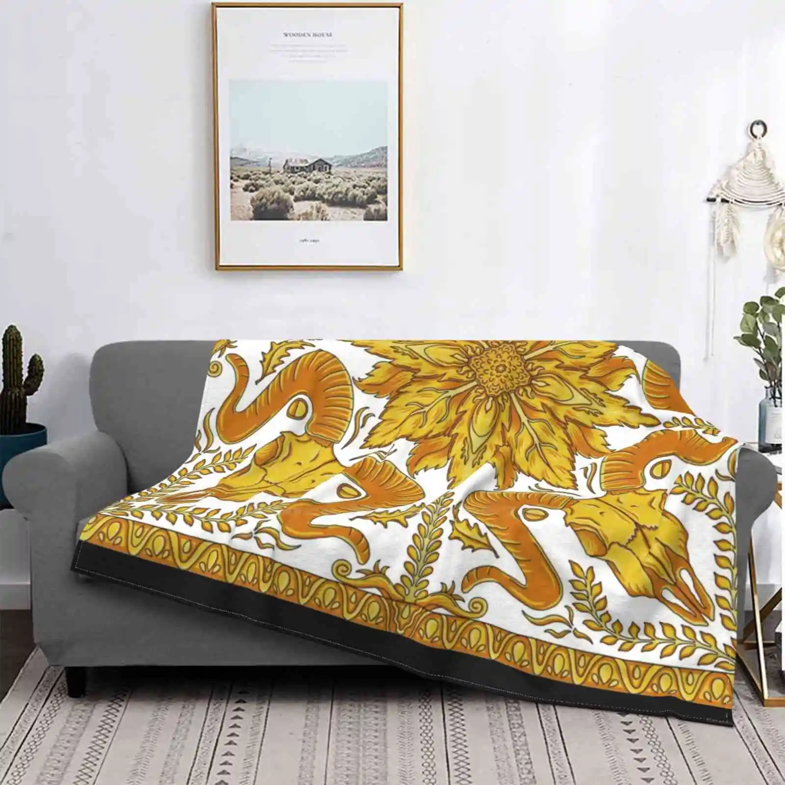 

Manta de Display de calavera blanca, suave, незабываемая, a la moda, disegio de Ser negro, Calaveras, с животными