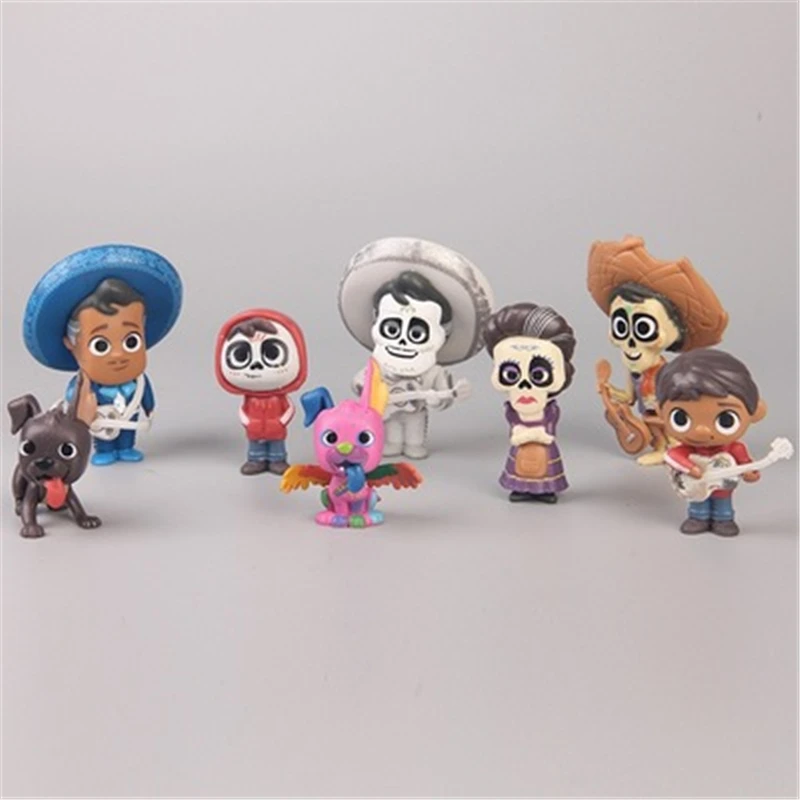 8 шт Coco Disney из японского мультфильма &quotПокемон&quot фигурка игрушки Мигель ПВХ