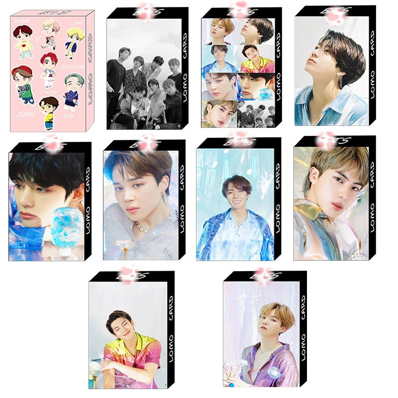 2020 Южно корейские группы K POP Bangtan Boys плакат ломо карты карта души 7 фотокарточек