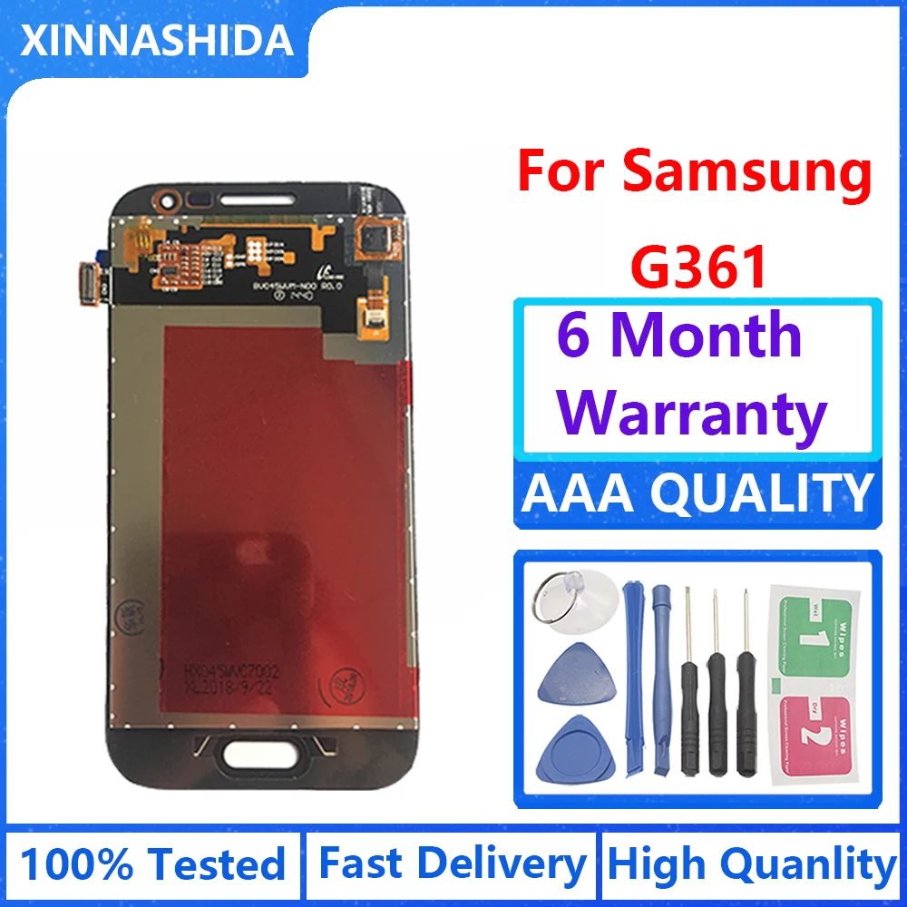 100% рабочий 4 5 ''ЖК дисплей с сенсорным экраном и дигитайзером в сборе для Samsung