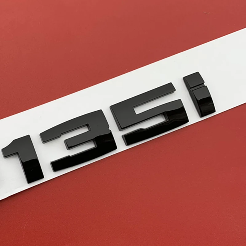 Глянцевая черная эмблема с буквами и цифрами для BMW M M1 M2 M3 M4 M5 M6 M7 M8 X4M X5M X6M M540i M135i M335i