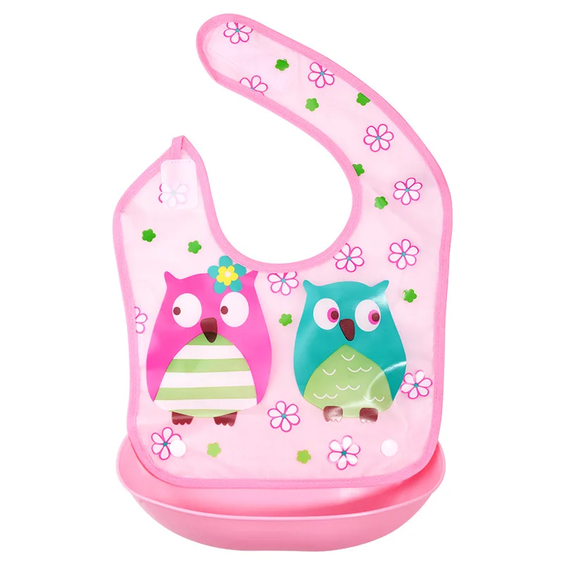 Детский Нагрудник-Бандана с милыми животными нагрудник карманами