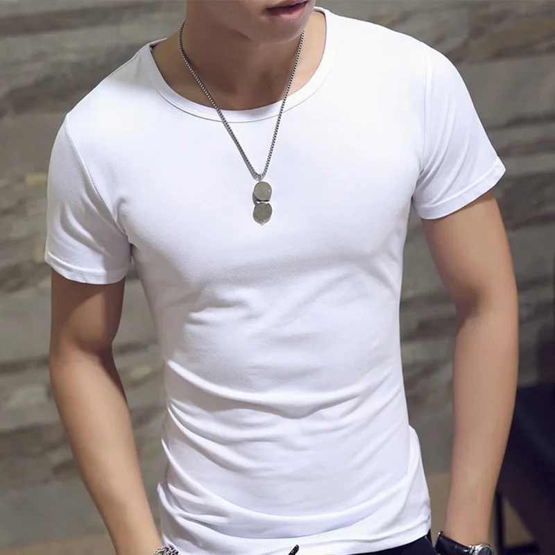 Мужская летняя футболка с коротким рукавом на молнии плече в стиле хип-хоп