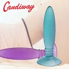 Мягкая Силиконовая Водонепроницаемая Анальная мини-пробка в форме пули, Стимулятор клитора, анальный массаж для взрослых, планшетов для мужчин, 1 шт.