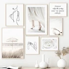 Картина на холсте с изображением одуванчика и белых цветов