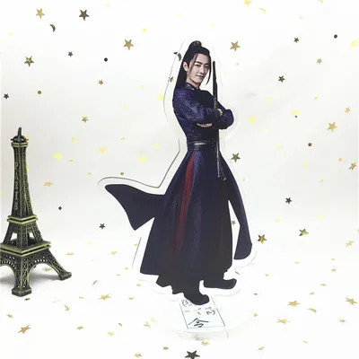 1-Wei Wuxian 4 Grandmaster of Demonic Cultivation брелок untamed Lan Wangji Wei Wuxian акриловое кольцо для ключей mo dao zu shi брелок llaveros - Цвет: 1-Wei Wuxian 4