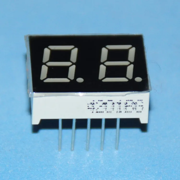 5 шт. дисплей 7 сегментов 2BIT цифровая трубка 0,4 дюймов светодиодный дисплей кубические знаки общий катод или общий анод 0," 7-сегментный светодиодный дисплей