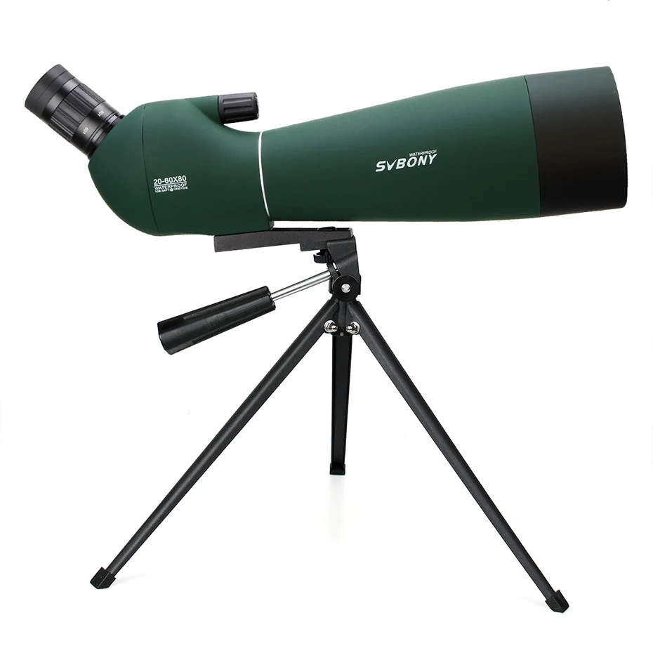 SVBONY SV28 Зрительная труба 20-60x80мм SV28 зум телескоп водонепроницаемый BAK4 призма FMC высокое качество новая версия F9308 для охоты