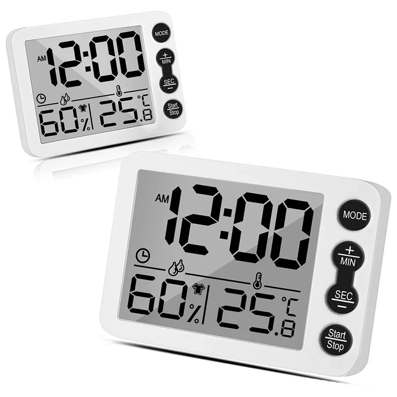 

Набор из 2 предметов: термометр и гигрометр с ЖК-дисплеем, комнатный термометр, будильник, детская комната