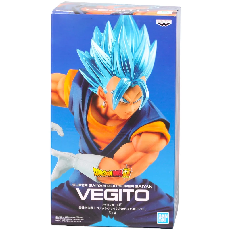 

BAIDAI Dragon Ball Z Anime Figure Super Saiyan Blue Vegetto Accumulating Posture PVC Anime Figure Collection Model Toy For Kids