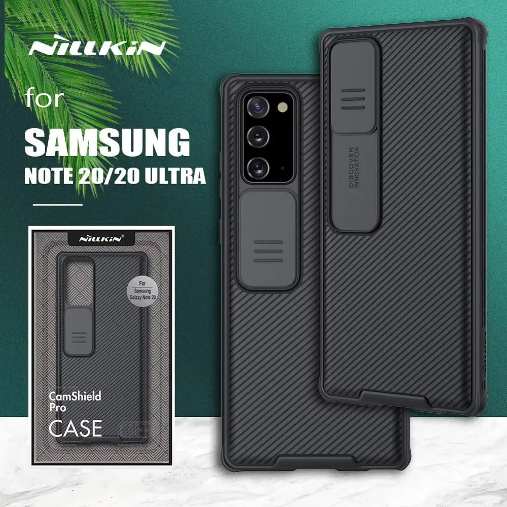 

for Samsung Galaxy Note 20 Ultra Case Nillkin CamShield Case Slim Slide Camera Protection PC Cover for Samsung Note 20 5G Case