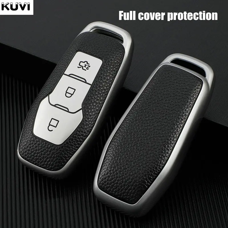 Кожаный ТПУ чехол для автомобильного ключа с дистанционным управлением