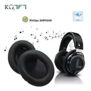 KQTFT 1 Pair of Replacement Ear Pads for Philips SHP9500 SHP-9500 Headset EarPads Earmuff Cover Cushion Cups