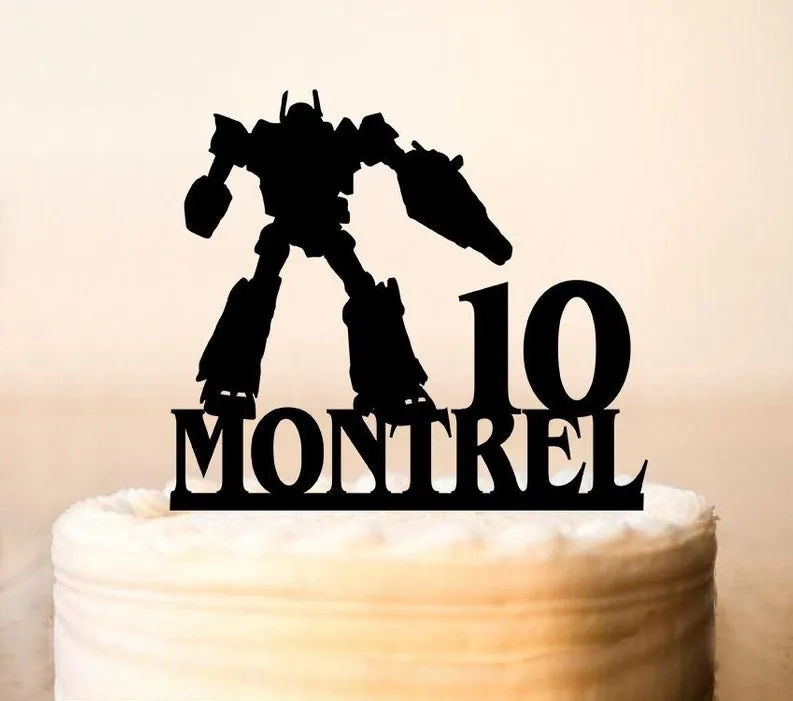 Персонализированное счастливое украшение для именинного торта-Возраст