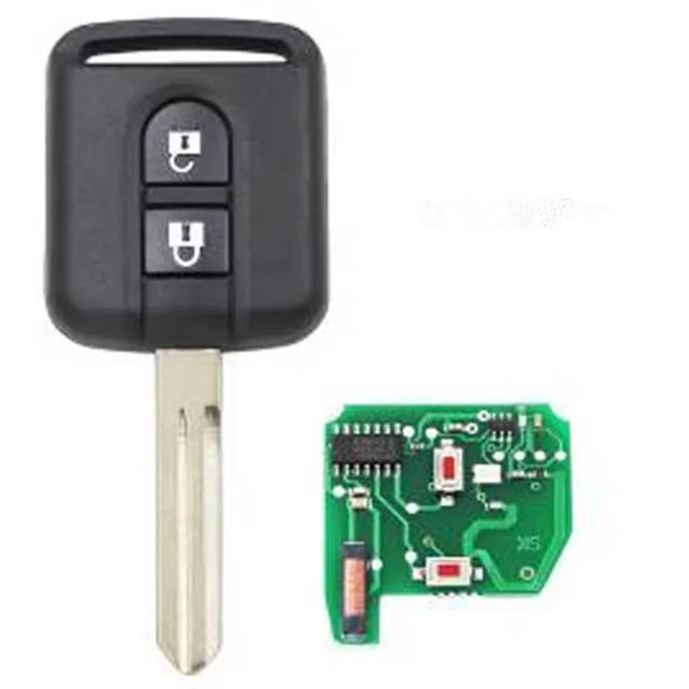 

XRSHKEY 2 Button Remote Key 5WK4 876/ 818 433MHz ID46 Chip Key For Nisan Elgrand X-TRAIL Qashqai Navara Micra Note NV200