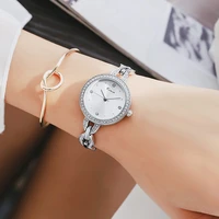 kimio top brand full rhinestone women bracelet watch 2021 silver luxury dress watches quartz wristwatch clock no 2
