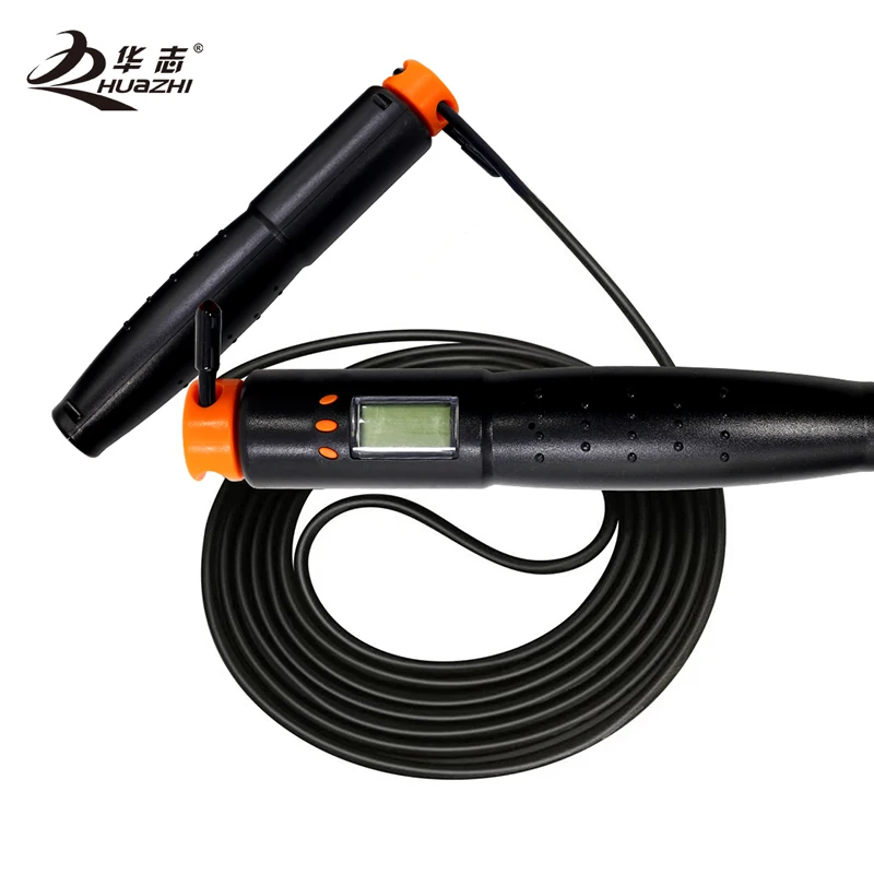 Кабельные стальные скакалки со счетчиком портативные противоскользящие