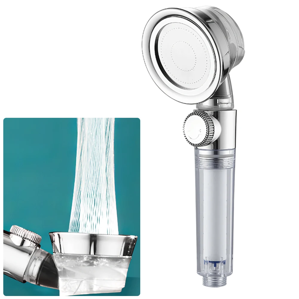 

Handheld Shower Head High Pressure Adjustable Water Saving Pressurized Rainfall Shower Head For Bathroom Hotel Home