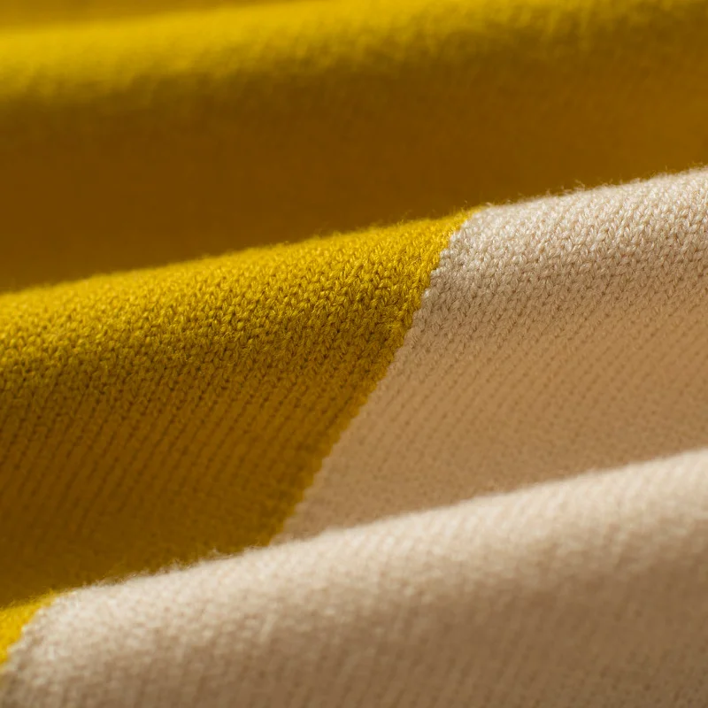 

Sweater women's 2021 spring autumn new color-blocking turtleneck tops warm knitted wool base sweaters hot sale blog recommendati