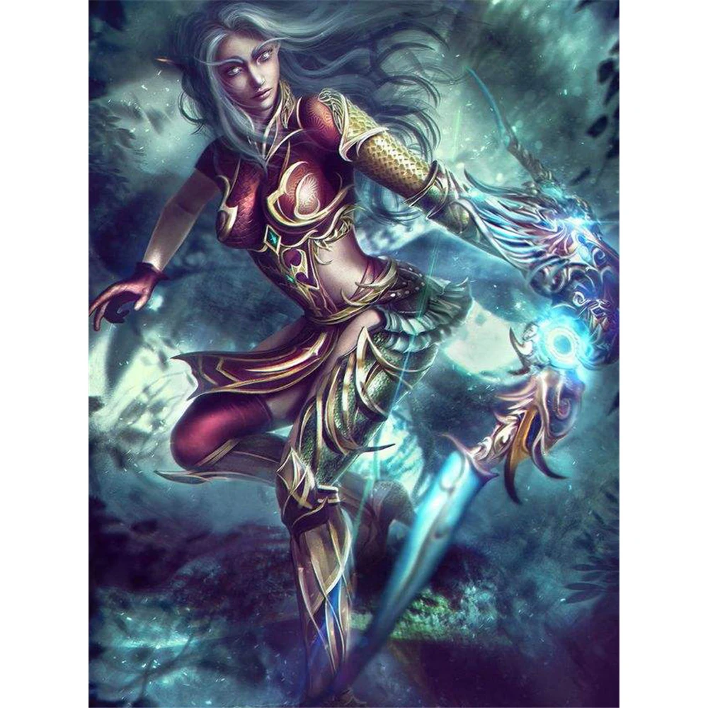 World Of Warcraft DIY 5D Full Diamond Painting Diamond Mosaic Diamond Embroidery Kit Home Decor Christmas Gift    Picture