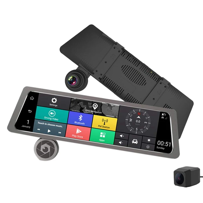 10 дюймов полный Экран 4G Пресс Ips Универсальный в комплекте автомобильный