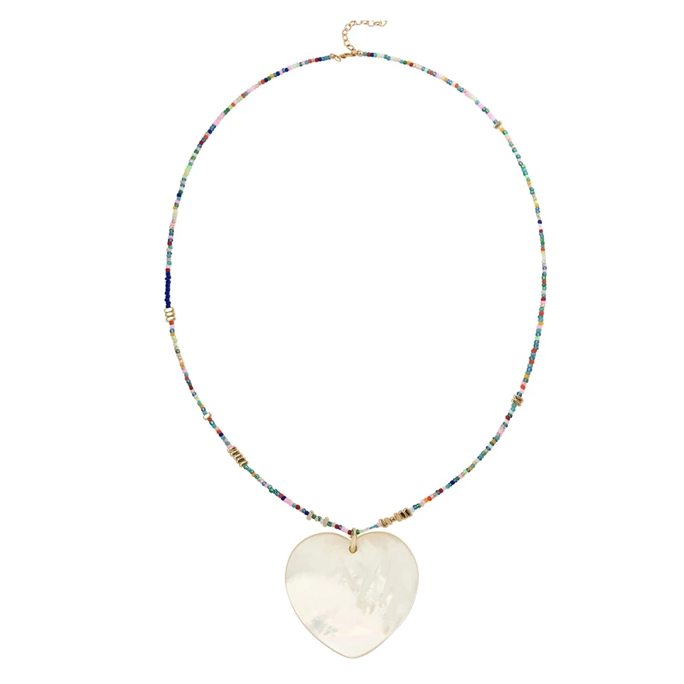 Цыганский браслет pulseras mujer moda masculina heart brandsoletki браслет acier inoxydable femme - Окраска металла: necklace 1