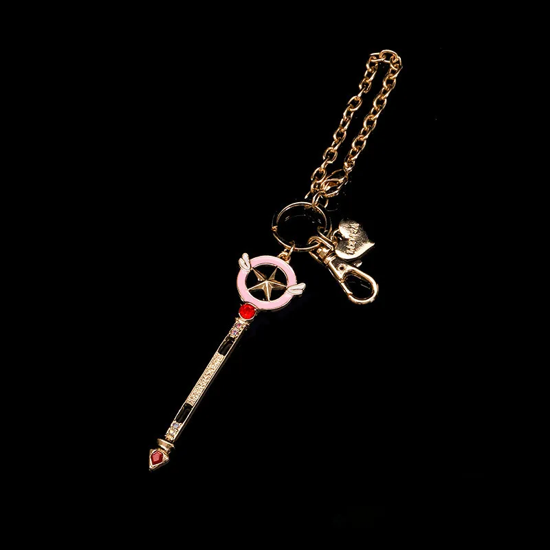 2 стиля с героями мультфильмов Card Captor Sakura Клоу карты сумка брелок для ключей Аниме
