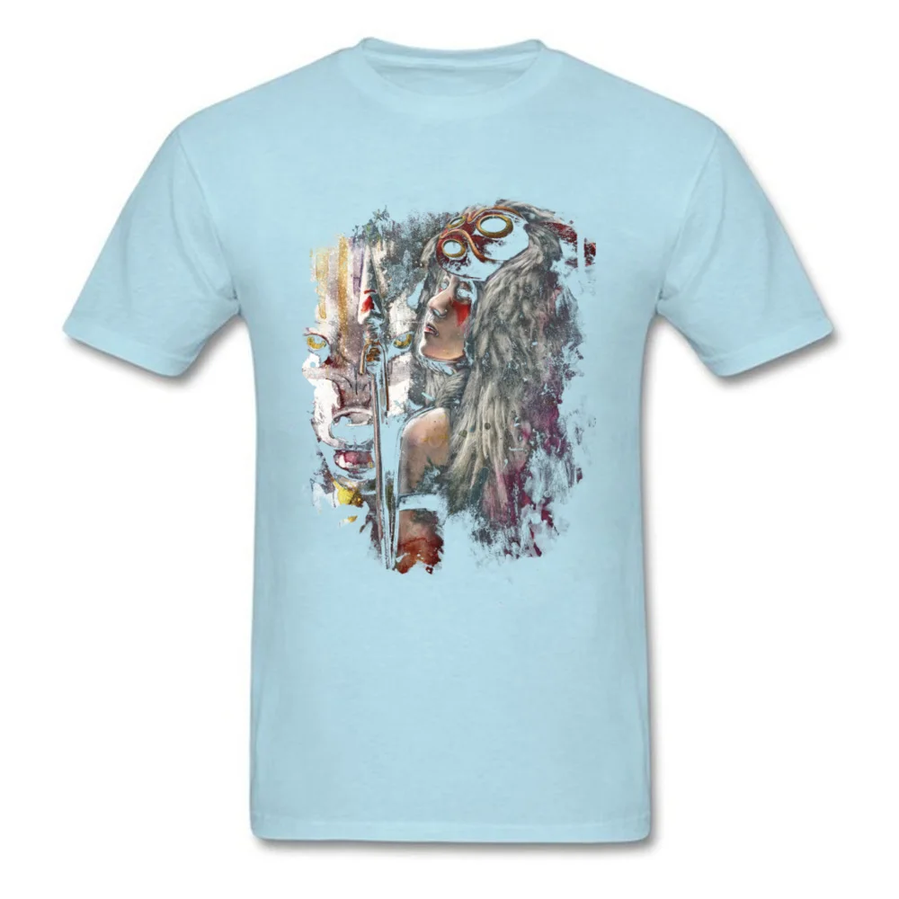 Футболка оверсайз с изображением принцессы Мононоке духа волка классные