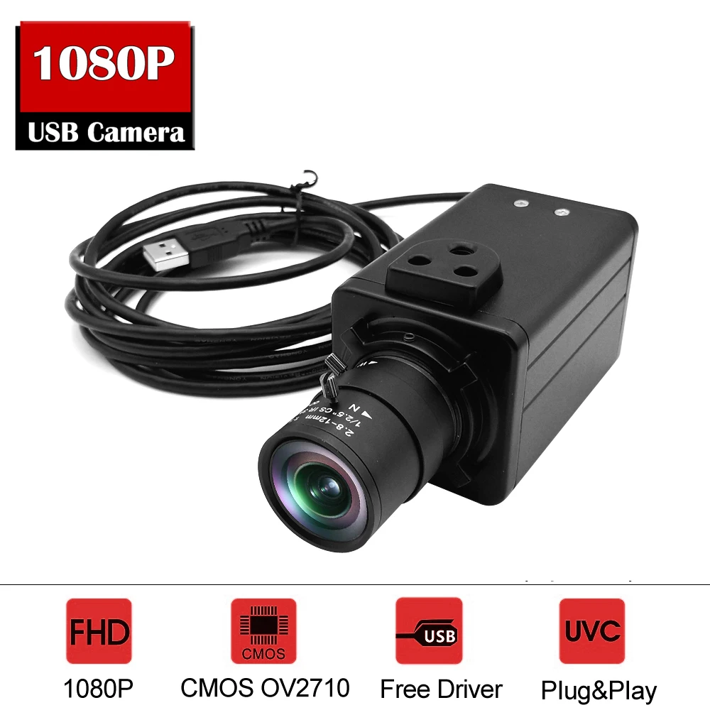 

Веб-камера NEOCoolcam Industrial HD 1080P, USB, 2,8-12 мм, с ручным зумом
