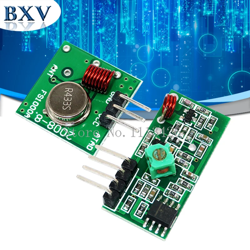 433Mhz RF Transmitter and Receiver Module bxv Link Kit for ARM/MCU WL DIY 433MHZ Wireless | Integrated Circuits