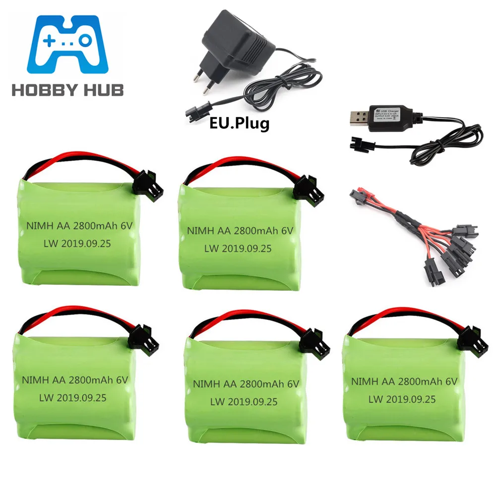 

Никель-металл-гидридный аккумулятор и зарядное устройство для игрушек, автомобилей, лодок, грузовиков, пистолетов, 6 в, 6 в