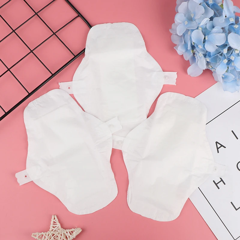 

3Pcs Good Quality Useful Reusable Menstrual Cloth Sanitary Pad Washable Adult Diapers Women Feminine Hygiene Pad