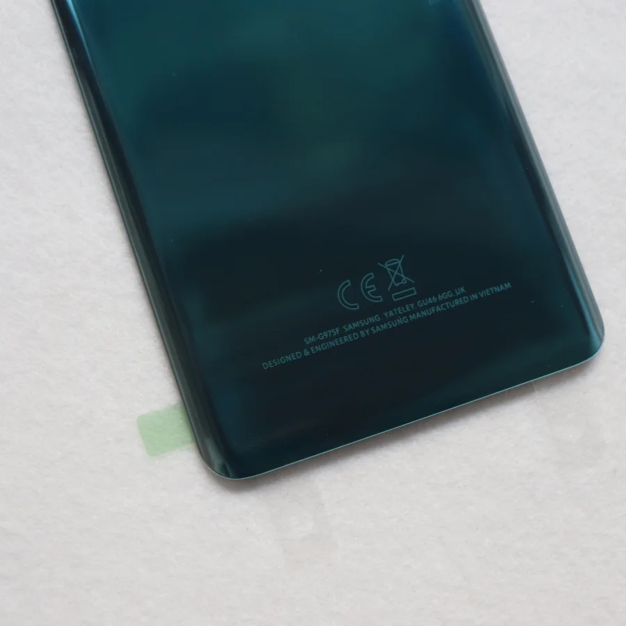 Стеклянная задняя крышка для батареи S10 для samsung Galaxy S10 Plus G973 G973F G975 S10e G970 Крышка корпуса задней двери наклейка