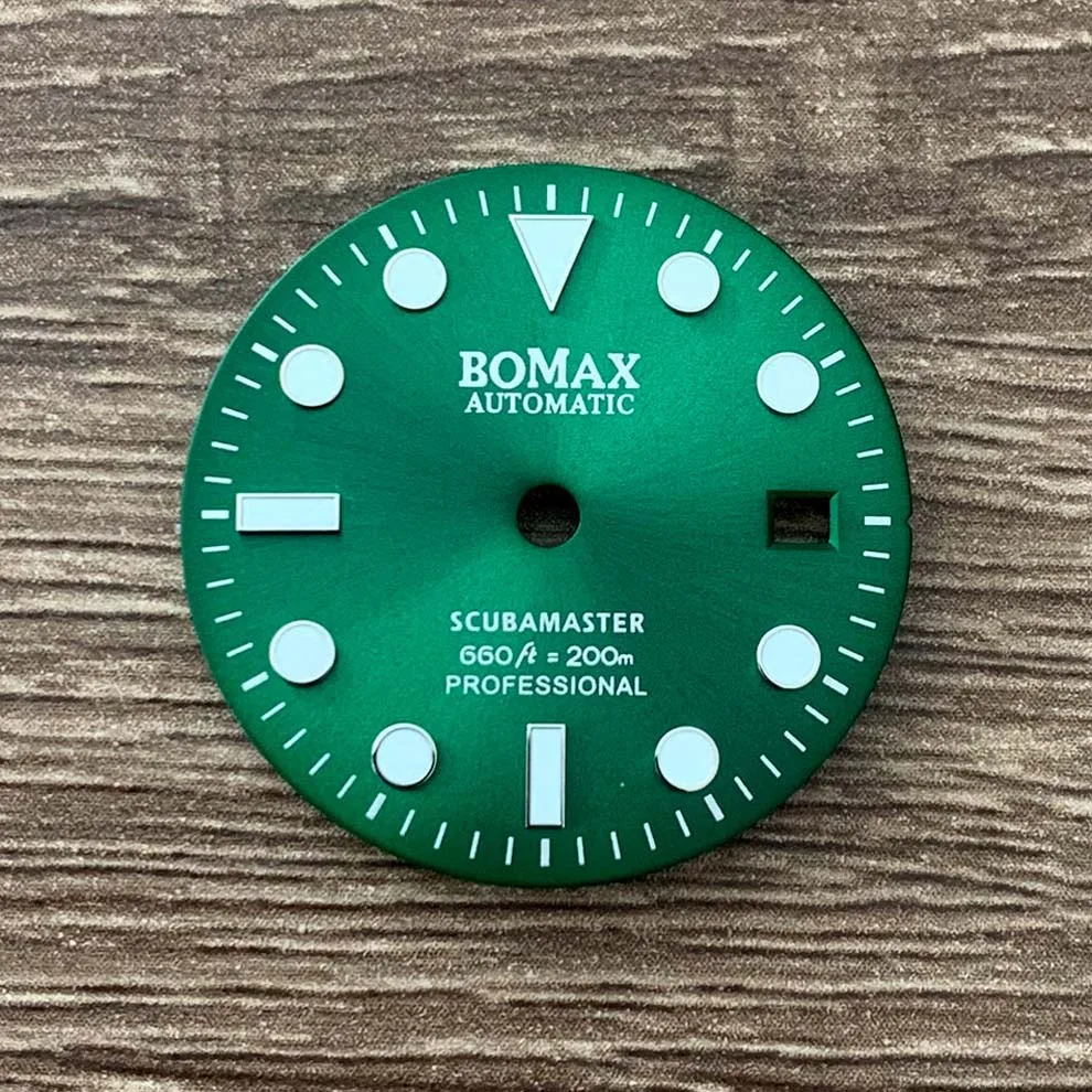 Аксессуары для часов циферблат с логотипом BOMAX синий светящийся - Цена: 542.58