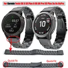 Ремешок стальной для Garmin Fenix 7X 7 7S 6 6S 6X Pro 5 5X Plus, 20 22 26 мм