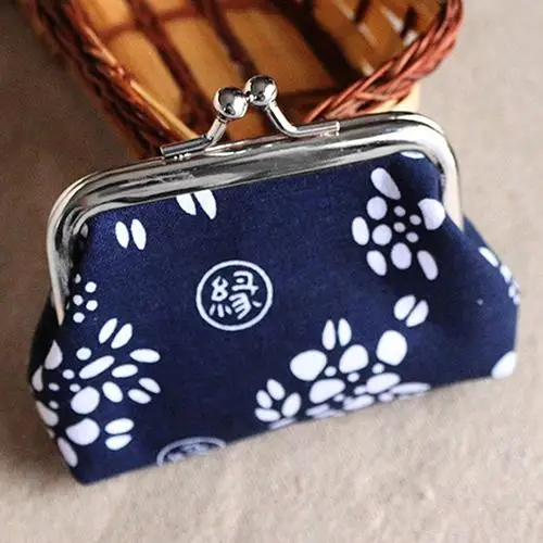 Винтажные женские кошельки для монет с принтом Женский кошелек в этническом