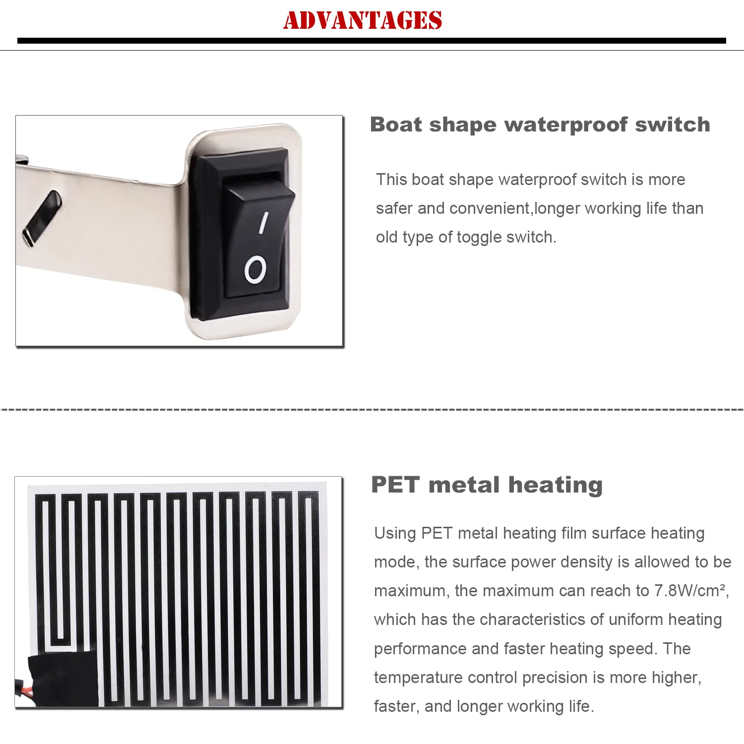 1 комплект универсальная рукоятка мотоциклетные ручки с подогревом вставки руль