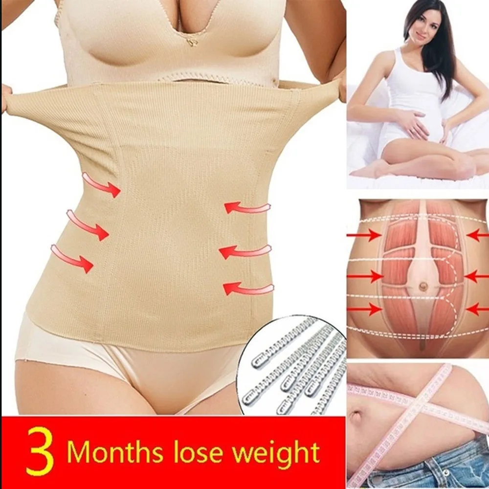 

US Shipping Postpartum Belly Recovery Band After Baby Tummy Tuck Belt Slim Body Shaper Tummy Control Body Shapers Corset Underw