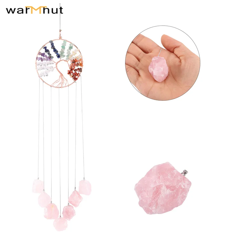 Новинка от WarmHut 7 чакр ветряные колокольчики с деревом жизни рейки