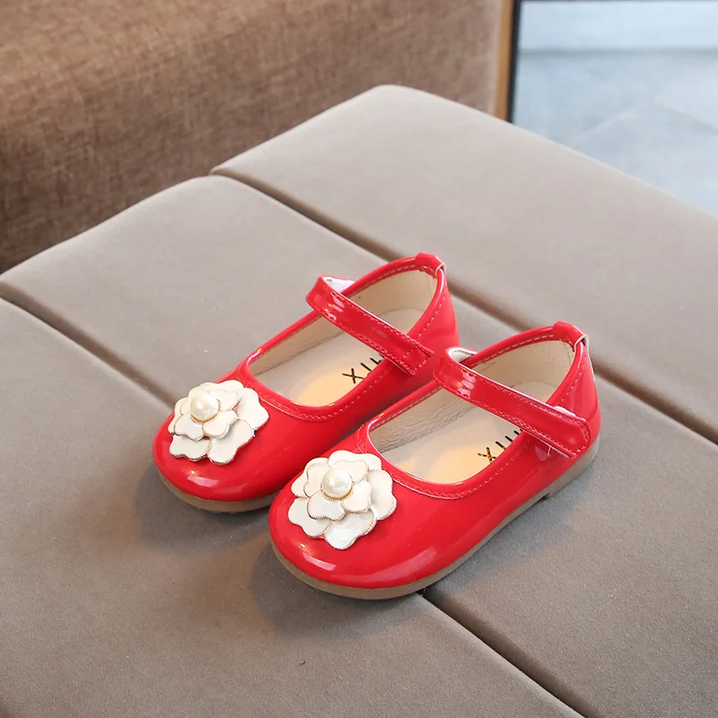 Детская обувь Кожаная для девочек-подростков Однотонная повседневная принцессы