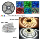 Светодиодная лента RGB с питанием от USB, 5 В, 2835 SMD, для ТВ, настольного ПК, экрана, атмосферное украшение, освещение, светодиодные светильники для комнаты, 1 м, 2 м, 3 м, 4 м, 5 м