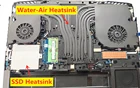 Кулер Heasink для охлаждения процессораграфического процессора Clevo X170 X170SMG X170SM-G X7200 Sager NP9670M RTX20RTX30