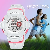 synoke hot sale couple sports watch waterproof men women led digital watches students running clock casual watch lovers gift re