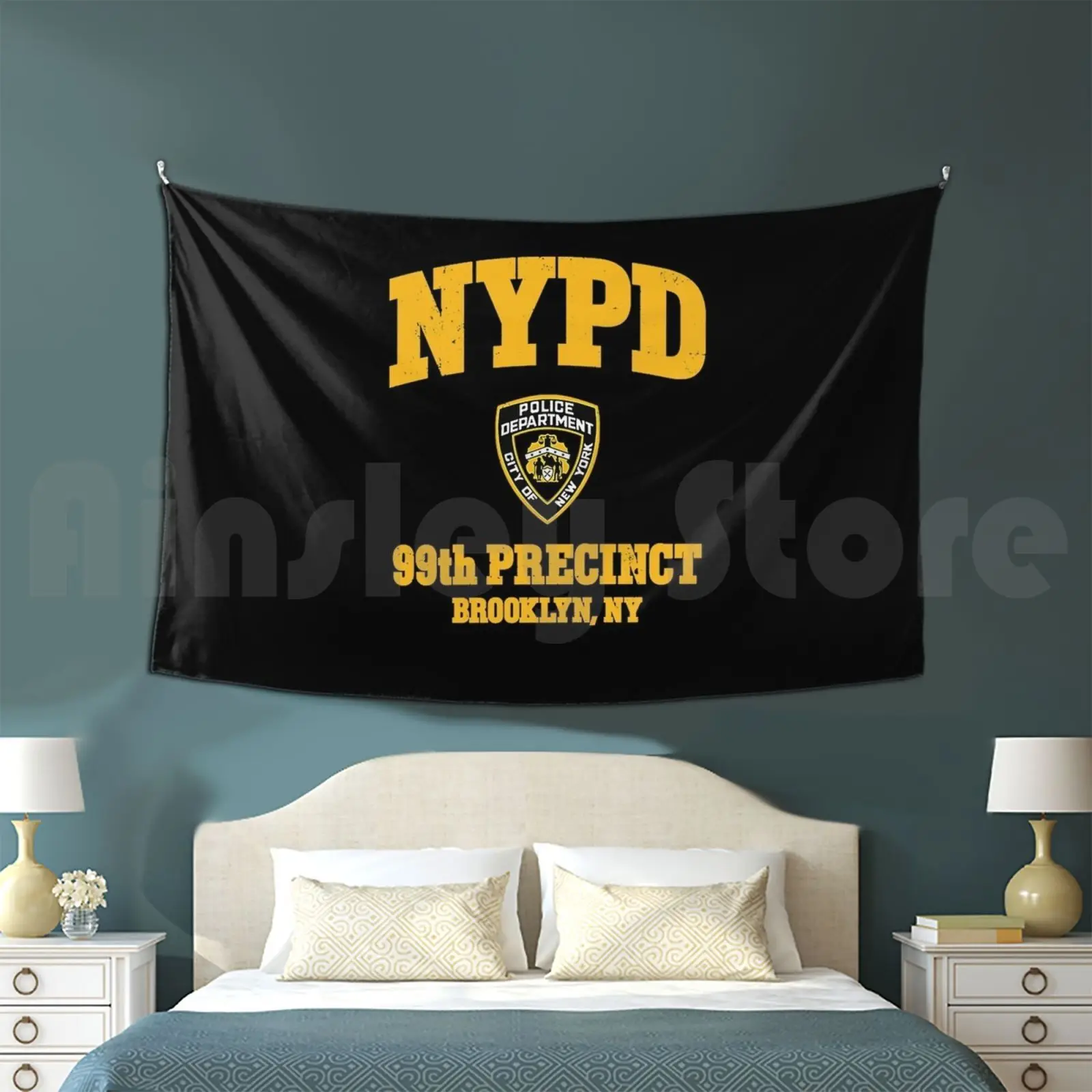 

99th Precinct-Ny Tapestry Living Room Bedroom Nine Nine Andy Samberg B99 Boyle 99 Captain Holt Jake Peralta Police Santiago